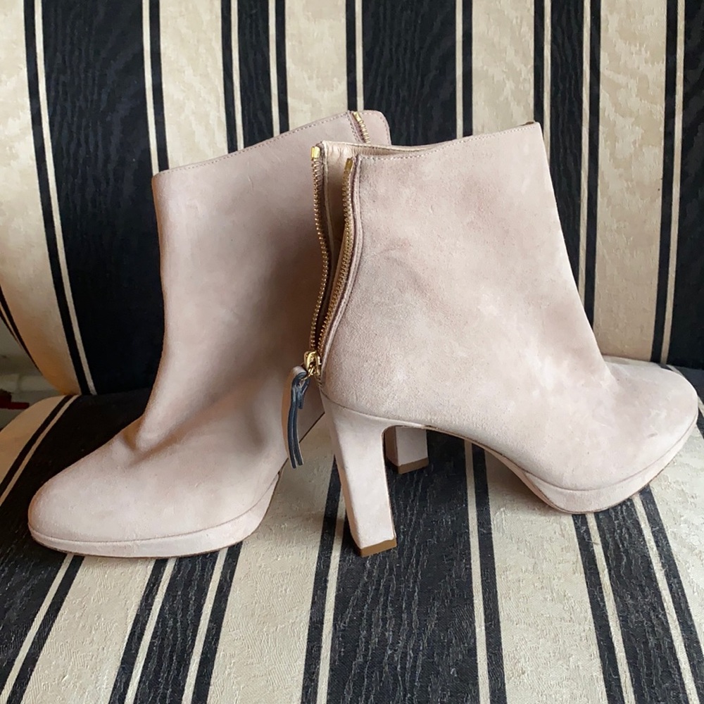 Stuart Weitzman nude suede ✨💫🤩booties
